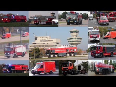 [Goodbye TXL] Flughafenfeuerwehr 2408 || Flughafen Berlin Tegel || Einsatz-/Abschiedsfahrten uvm.