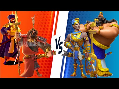 Xiang Yu Saladin VS Ramesses Gilgamesh - Rise of kingdoms in 2021