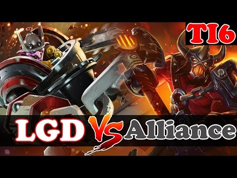 LGD-GAMING VS Alliance - Game 1 and Game 2 - TI6 Group