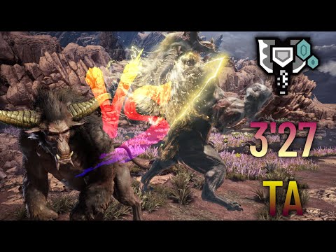 MHW Iceborne | Rajang solo with Charge Blade 3:27 TA | PC