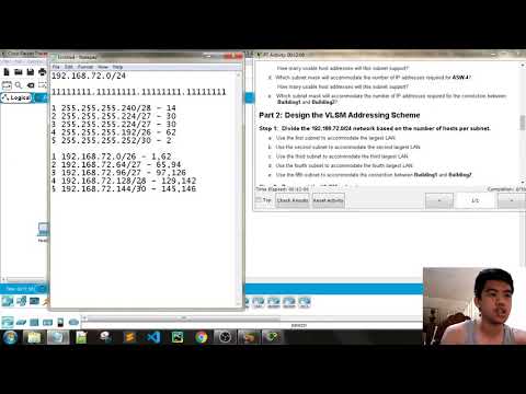 CCNA1 PKT | 8.2.1.4 Packet Tracer - Designing and Implementing a VLSM Addressing Scheme