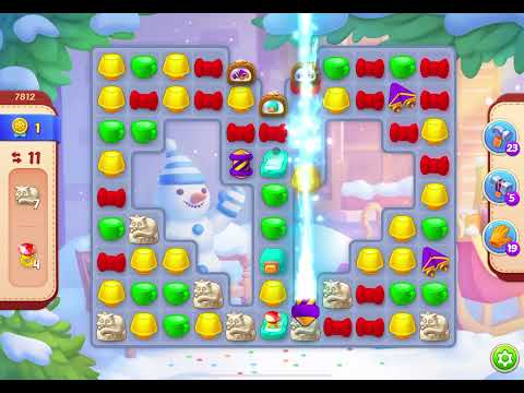 HomeScapes Level 7812 no boosters (18 moves)