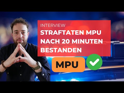 MPU nach 20 Minuten bestanden! | MPU Jung Erfahrungsbericht