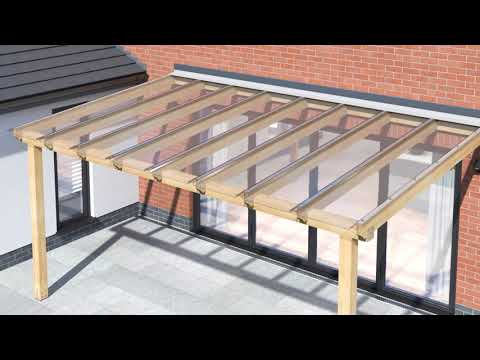 R Glaze Clear Pergola Roof System - Image 2