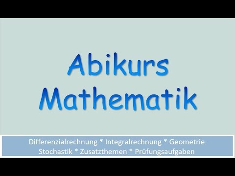 21Integrale - Rotationskörper - Abi Aufgaben