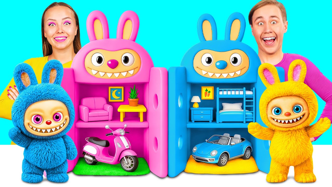 素晴らしいドールハウスをのために作りますラブブ Crazy DO