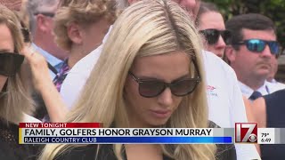 Family, friends, golfers honor Raleigh's Grayson Murray