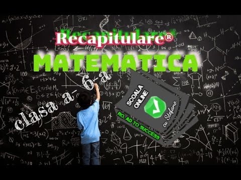 🇷🇴 📓Matematică  ༼ ◕_◕ ༽つ recapitulare pentru teza la Algebra & Aritmetica in clasa a-6-a