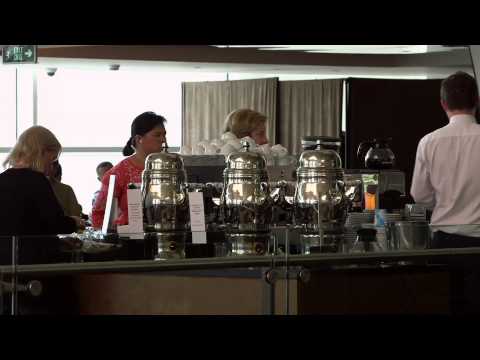 Trabalhando no Lounge Istanbul - Turkish Airlines