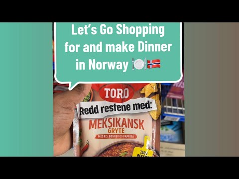 Shopping for and Making Dinner in Norway 🍽️🇳🇴