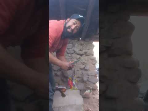 Cocinando en campamento Las Juntas, travesía shincal dia 3