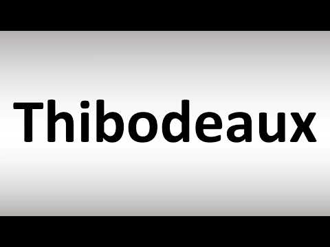 How to Pronounce Thibodeaux