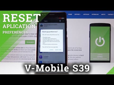 V-MOBILE S39 RESET APP PREFERENCES