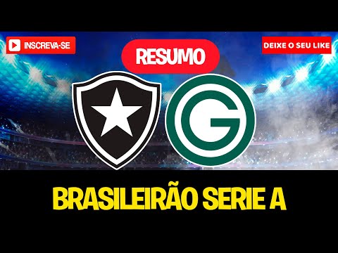 BOTAFOGO 1 X 2 GOIÁS | CAMPEONATO BRASILEIRO 2022 | 9ª RODADA