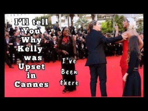 KELLY ROWLAND GETS INTO A HEATED ARGUMENT WITH SECURITY ON THE CANNES FILM FESTIVAL STEPS! ????  ????????