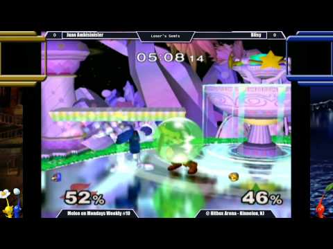 Juan (Falco, Sheik) vs. Blisy (Young Link) - Melee on Mondays Weekly #10 @ Hitbox Arena