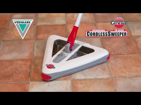Genesis Cordless Sweeper Tri-brush