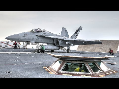 USS Ford Launches, Recovers Fighters With Electromagnetic Aircraft Launch System (EMALS)