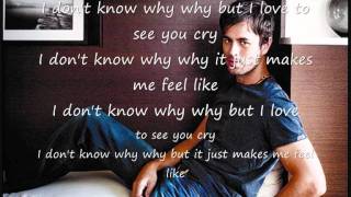 enrique iglesias - love to see you cry lyrics