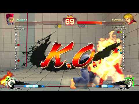 SSF4 Rank Match  isesuto (VI)  vs  Playerjun52 (KE)