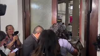 Presidente del Congreso deja burlados a periodistas, no quiso hablar de “Narco Política”