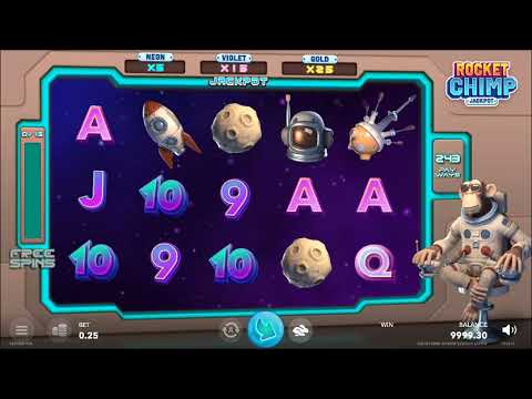 Rocket Chimp Jackpot – Video Gameplay