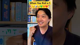 When You ROLL a 1 🫠😅❤️💚🧡#boardgames #tabletopgames #games