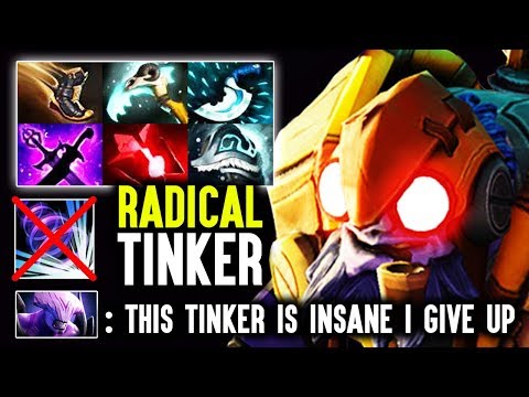Radical Tinker With Insane Skills - Unbelievable Shiva's Damage Instant Delete Dota 2