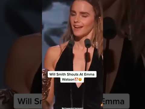 will Smith shouts at emma Watson !?🤯