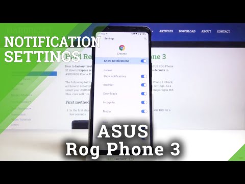 ASUS ROG Phone 3 - How to Change Notification Settings