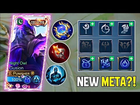 GUSION ONESHOT BUILD = 10x SMOOTHER COMBOS?!⚡| GUSION BEST BUILD 2023! | HARD RANK GAMEPLAY - MLBB