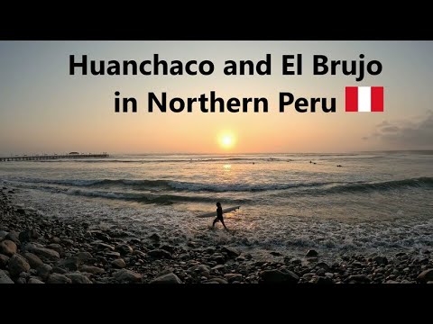 Beautiful sunsets in Huanchaco, Peru