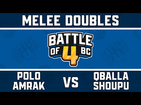 Polo/Amrak vs QBALLA/shoupu - Melee Doubles Pools - Battle of BC 4
