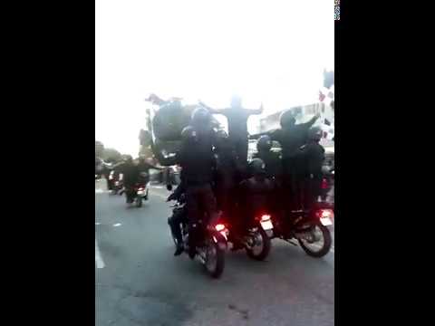 Los Linces en el desfile Militar en honor al 174 Aniversario de la Independencia Nacional 2018