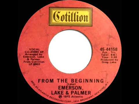 1972 HITS ARCHIVE: From The Beginning - Emerson, Lake & Palmer (mono 45 single version)