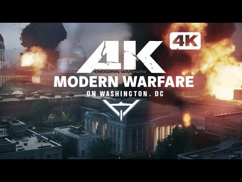 Emp Strike on Washington DC - Modern Warfare 2 - 4K