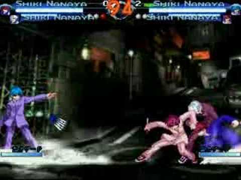 [Mugen]4 Shiki Nanaya fighting