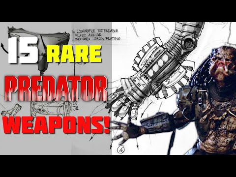 15 RARE Predator Weapons From The Movies!