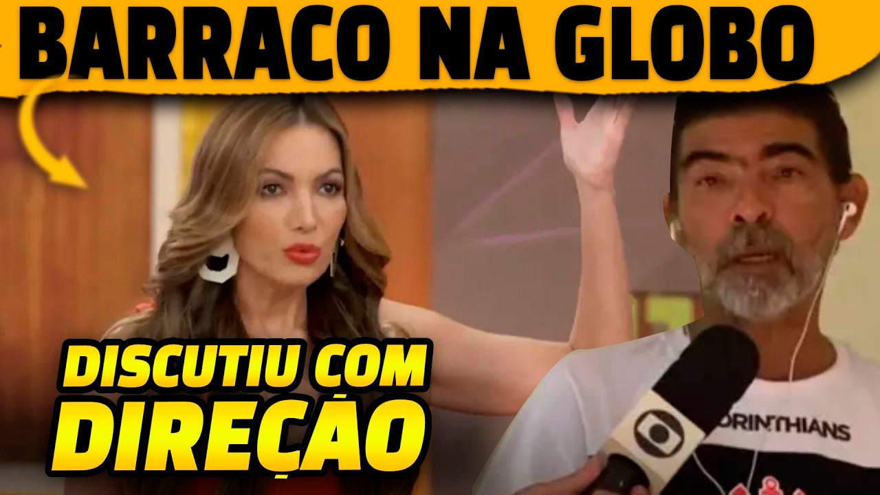 🚨BARRACO! Patricia Poeta discute com direção da Globo após ser cancelada e quer pedir desculpas