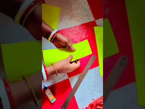 #How to make  Paper flowers rose bouquet#Kagojer ful