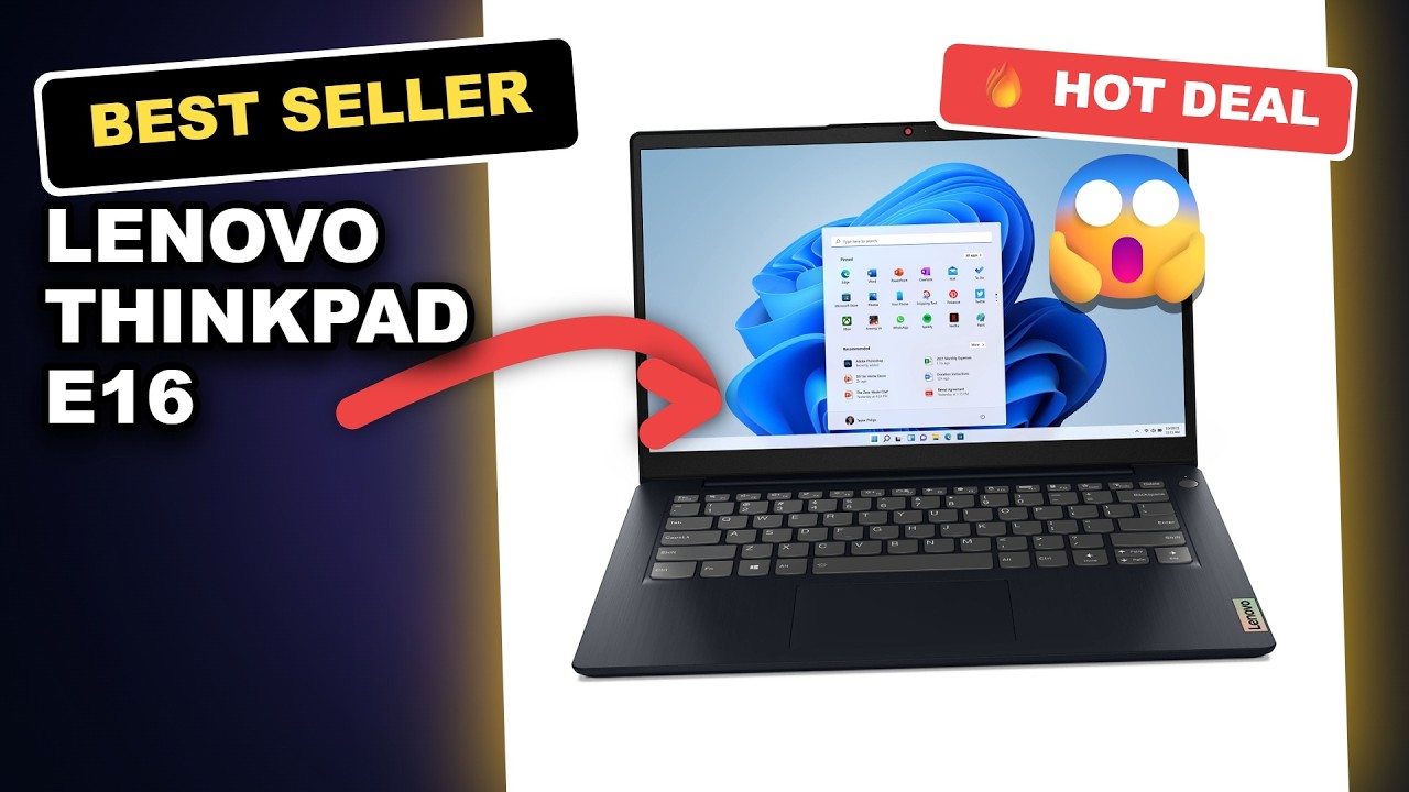 Lenovo ThinkPad E16 Review: Business AI PC Laptop Worth the Investment? review video
