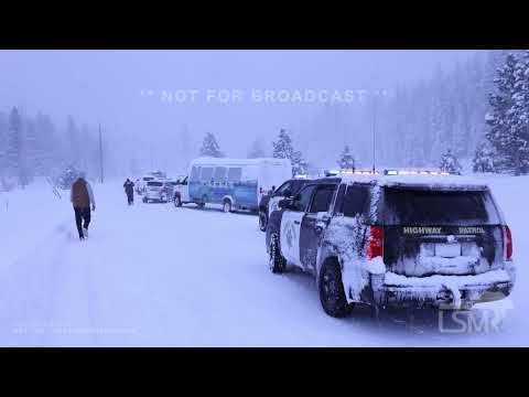 02-17-2026 Truckee, CA - Winter Storm Drops 3+ Feet of Snow, Spinouts and Cars Stranded