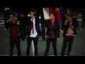 Big Time Rush singing the National Anthem 