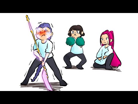 Who's The Strongest?!💪🏻KPop Demon Hunters Comic Dub