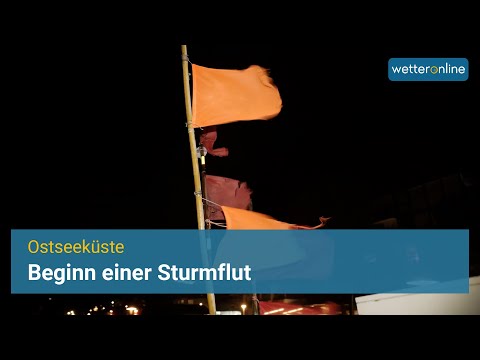 Sturmflutgefahr an der Ostseeküste: Der Wind weht bereits stürmisch