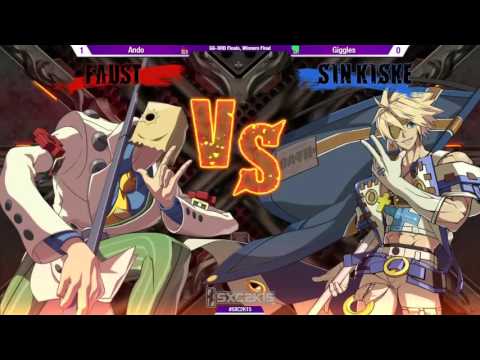 SXC2K15 GGXRD WINNERS SEMI ANDO VS GIGGLES