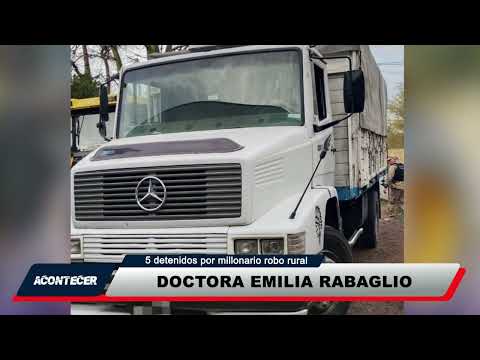 Cincos detenidos por robo rural en zona sur del departamento Marcos Juárez