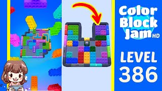 Solution du Niveau 386 de Color Block Jam
