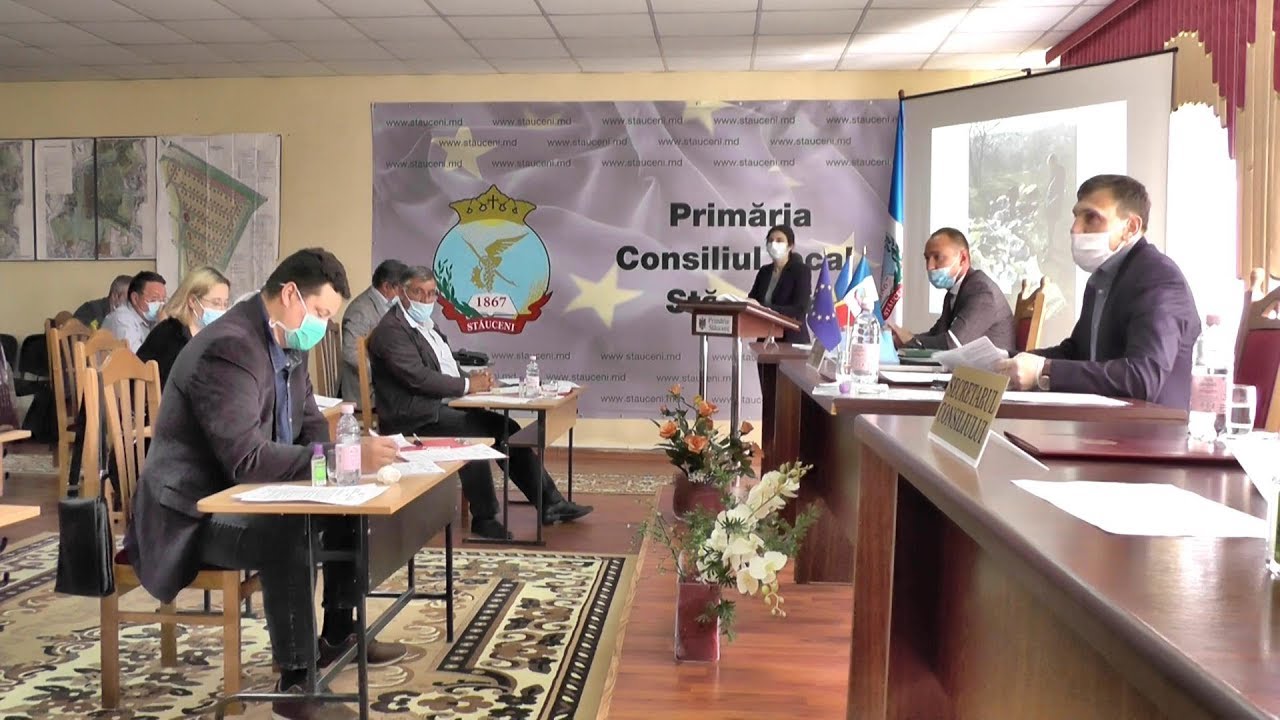 VIDEO: Ședința ordinară a Consiliului comunei Stăuceni din15 mai 2020