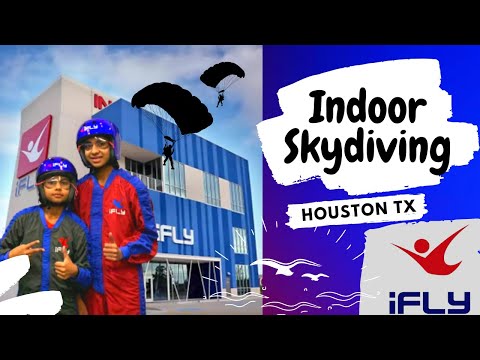 Indoor Skydiving at IFLY-Houston | Aaron & Austin